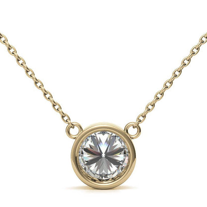 VossAgin Diamond Bezel Pendant