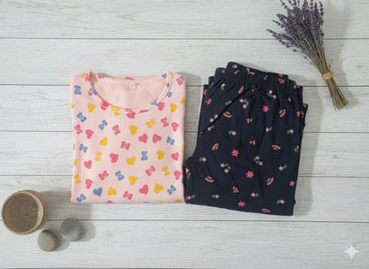 Irah Vastra women’s T-shirt and pant set — folded view