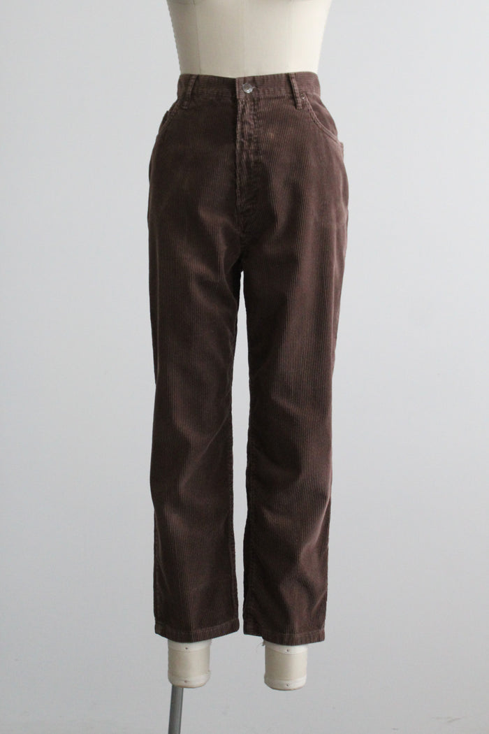 walnut corduroy trousers