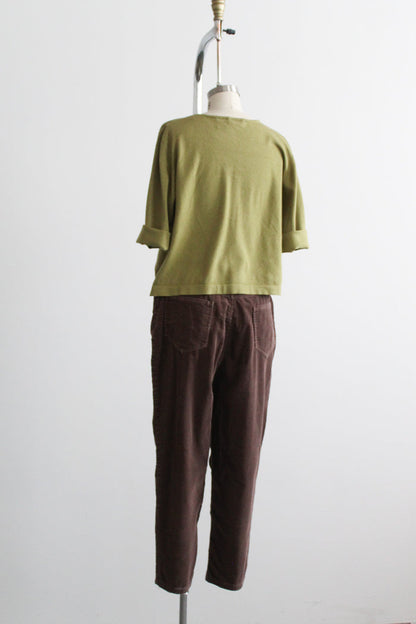 walnut corduroy trousers