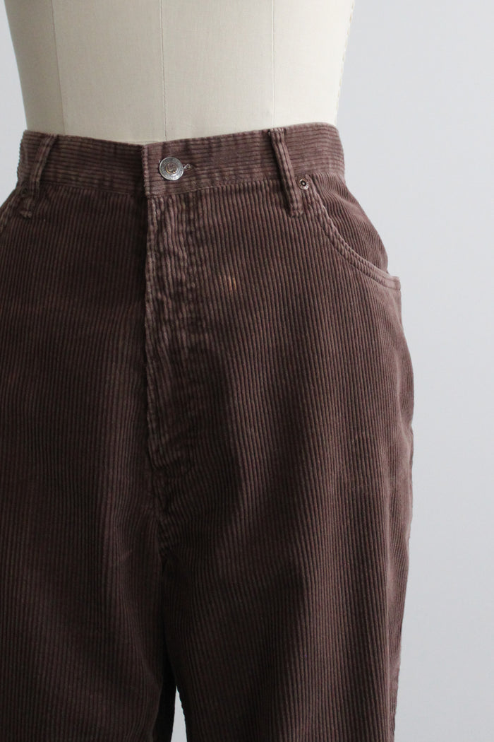 walnut corduroy trousers
