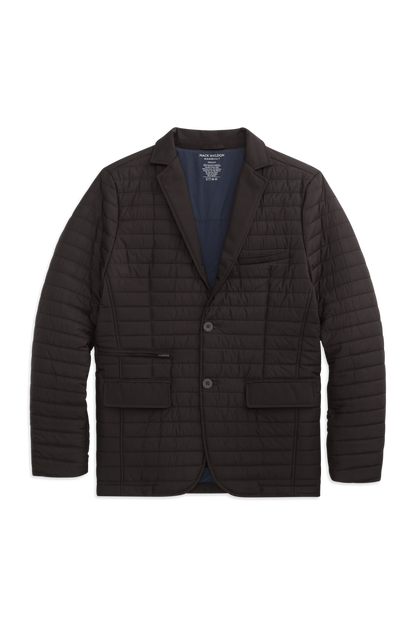 Front view of WARMKNIT Air Blazer
in True Black/Total Eclipse Liner