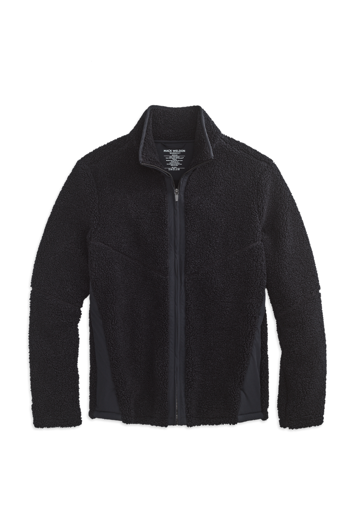 WARMKNIT Sherpa Fleece in True Black