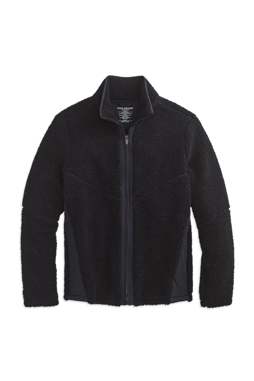 WARMKNIT Sherpa Fleece in True Black