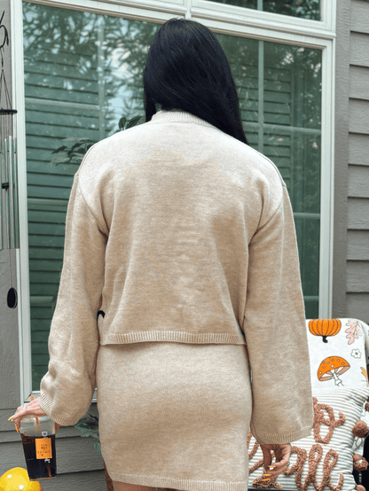 Wavy Stripe Turtleneck Sweater - Intimate Whispers