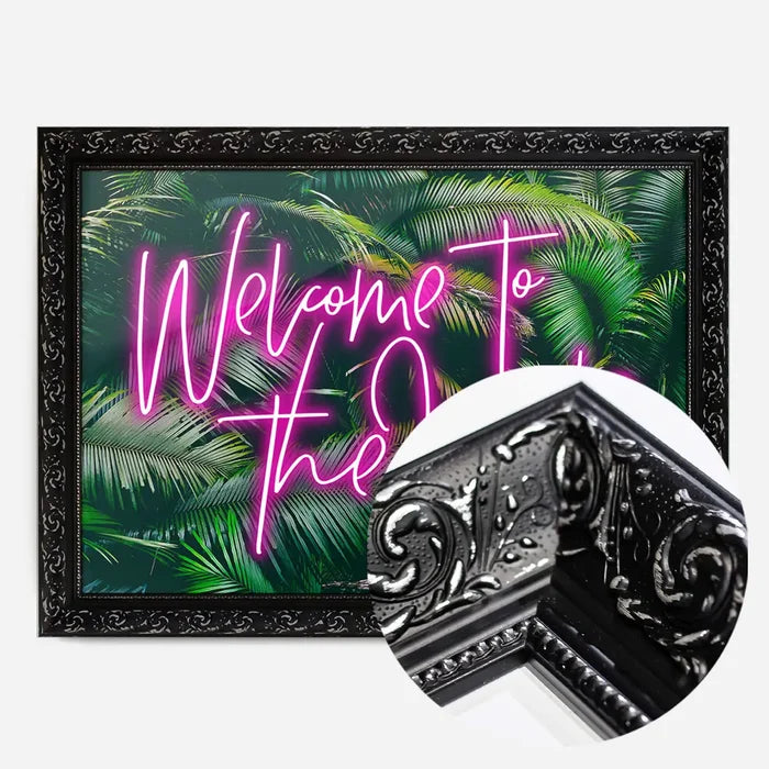 21x30cm | 8¼ x 11¾in / Black Ornate Frame