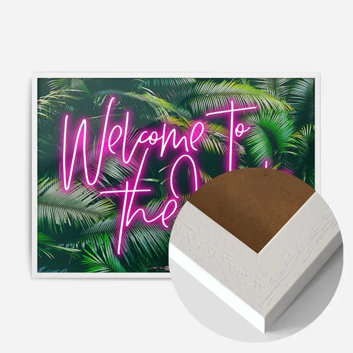21x30cm | 8¼ x 11¾in / White Wood Frame