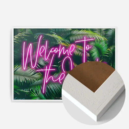 21x30cm | 8¼ x 11¾in / White Wood Frame