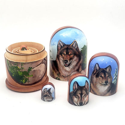 nesting doll set has 10 pieces