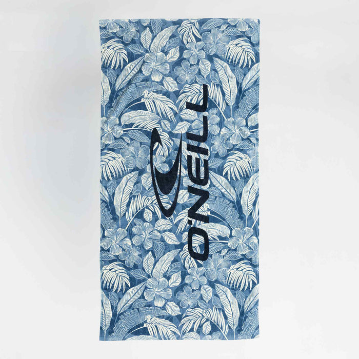 Women's Beach Towel - Blue Floral