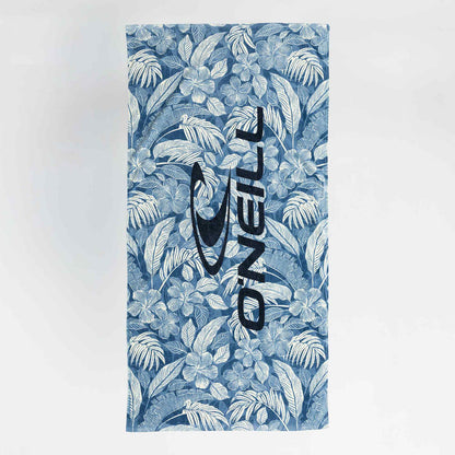 Women's Beach Towel - Blue Floral