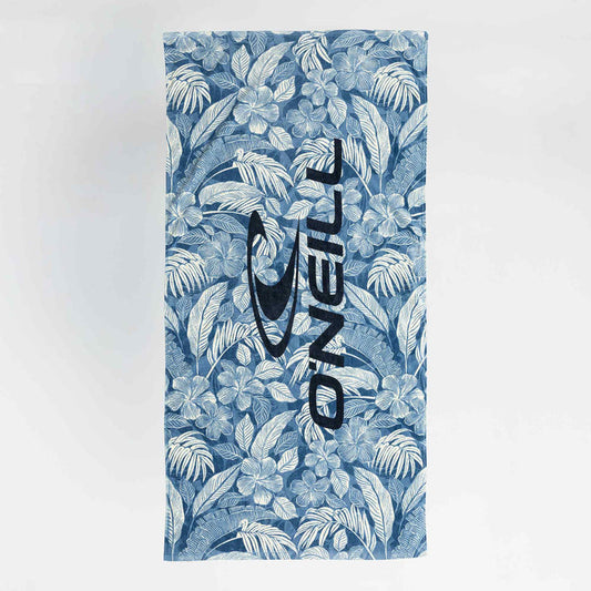 Women's Beach Towel - Blue Floral