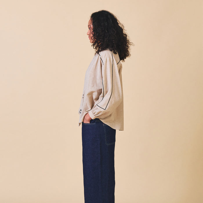Women's Cotton Willow Shirt - Stone