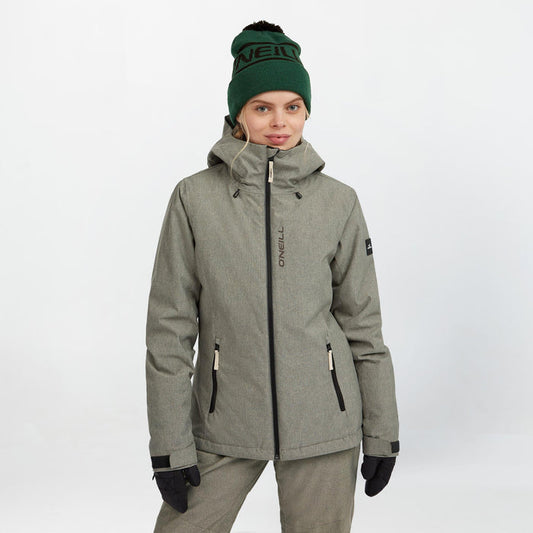 Women's Cruz Melange Snow Jacket - Macaron