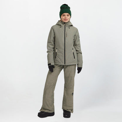 Women's Cruz Melange Snow Jacket - Macaron