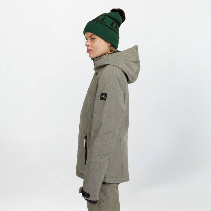Women's Cruz Melange Snow Jacket - Macaron