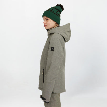 Women's Cruz Melange Snow Jacket - Macaron