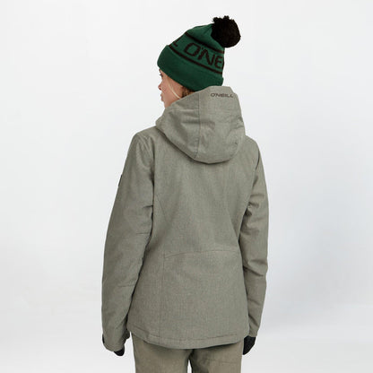 Women's Cruz Melange Snow Jacket - Macaron