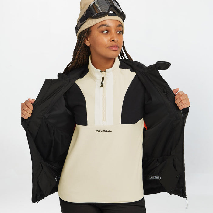 Women's Cruz Melange Snow Jacket - Raven