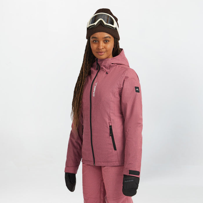 Women's Cruz Melange Snow Jacket - Skater Pink
