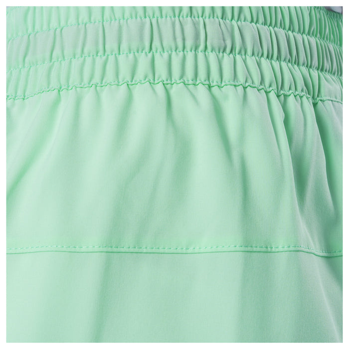 Women's Green Solid Short