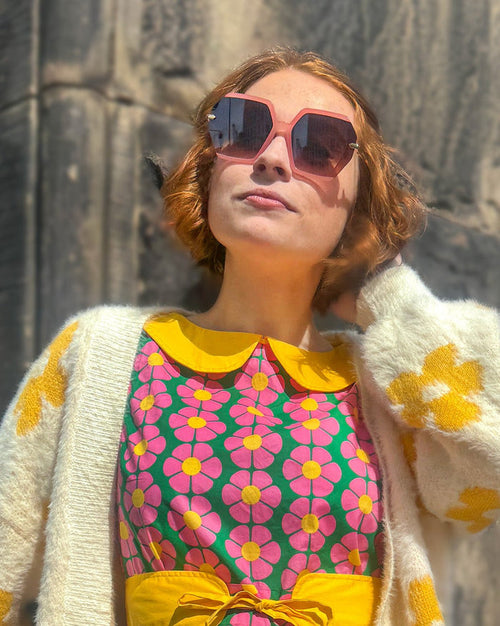 Women's Hexagon Sunglasses