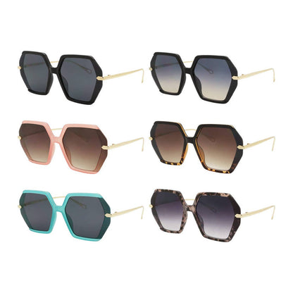 Women's Hexagon Sunglasses