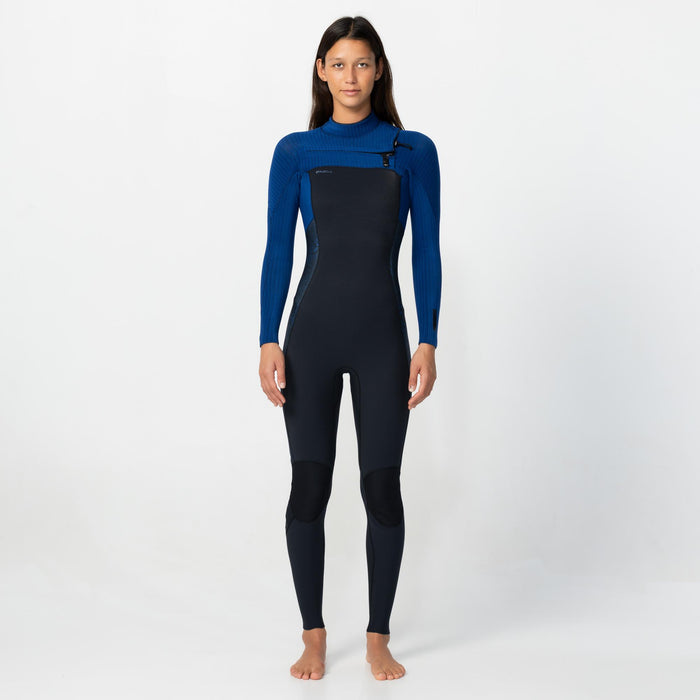 Women's HyperFreak 3/2+mm Steamer Chest Zip - Night Tides