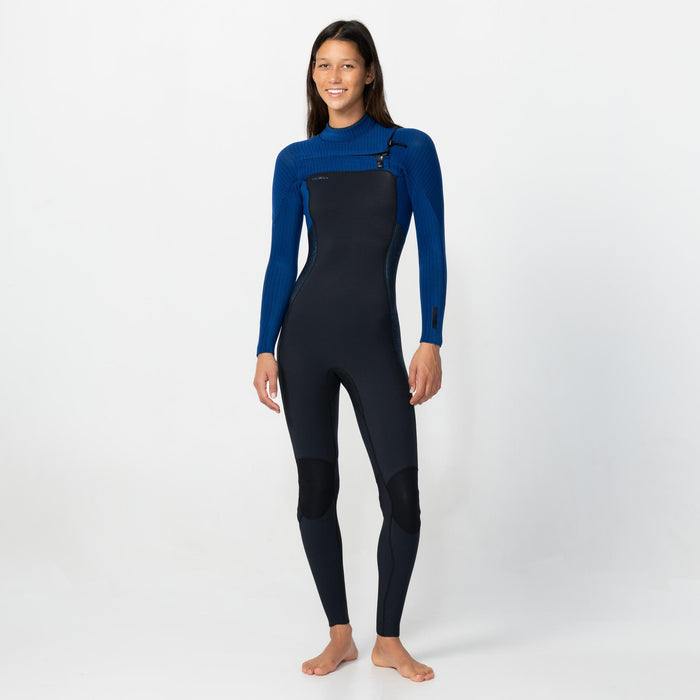 Women's HyperFreak 3/2+mm Steamer Chest Zip - Night Tides