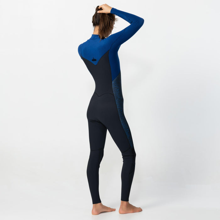 Women's HyperFreak 3/2+mm Steamer Chest Zip - Night Tides