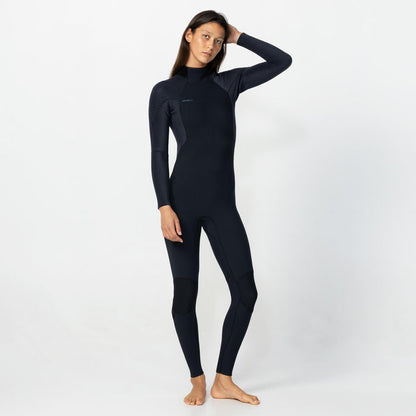 Women's HyperFreak 4/3+mm Steamer Back Zip - Black