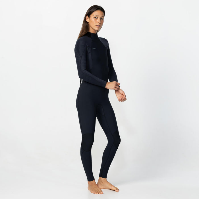 Women's HyperFreak 4/3+mm Steamer Back Zip - Black