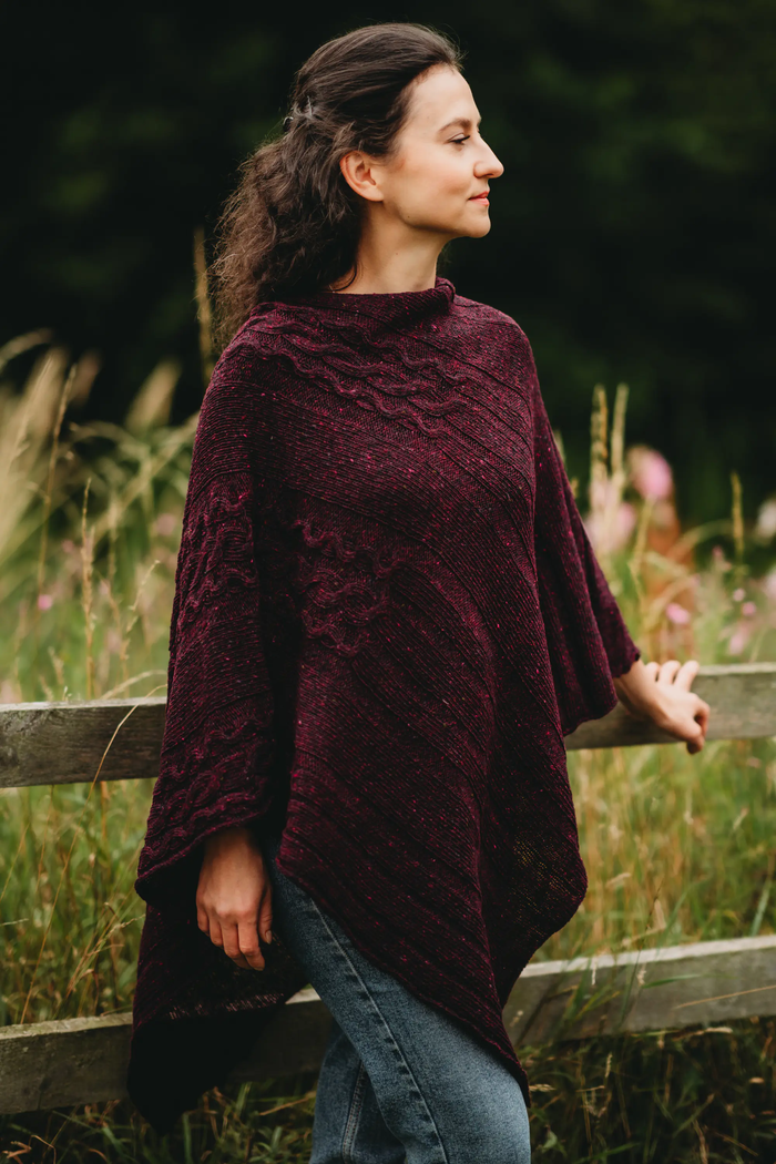 Burgundy - Barra Shawl