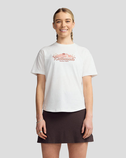 Women’s Mt Cook Lily Organic Cotton T-Shirt - White