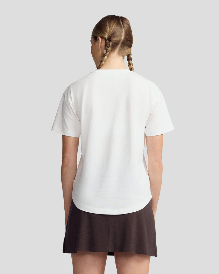 Women’s Mt Cook Lily Organic Cotton T-Shirt - White