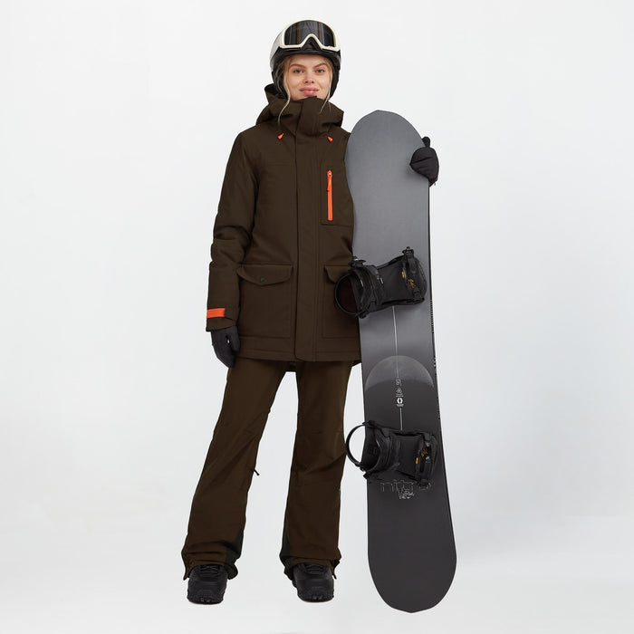Women's Peak Snow Jacket - Coffee Bean