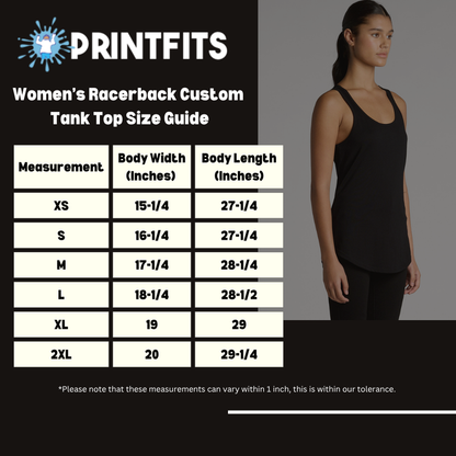 WOMENS RACERBACK CUSTOM TANK TOP