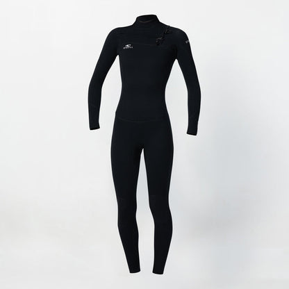 Women's Reactor GBS 3/2mm Steamer Chest Zip - Black