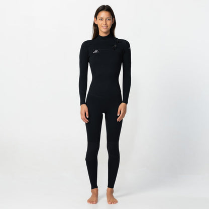 Women's Reactor GBS 4/3mm Steamer Chest Zip - Black