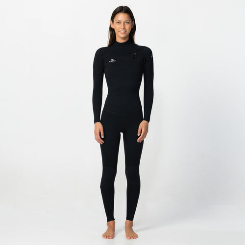 Women's Reactor GBS 4/3mm Steamer Chest Zip - Black