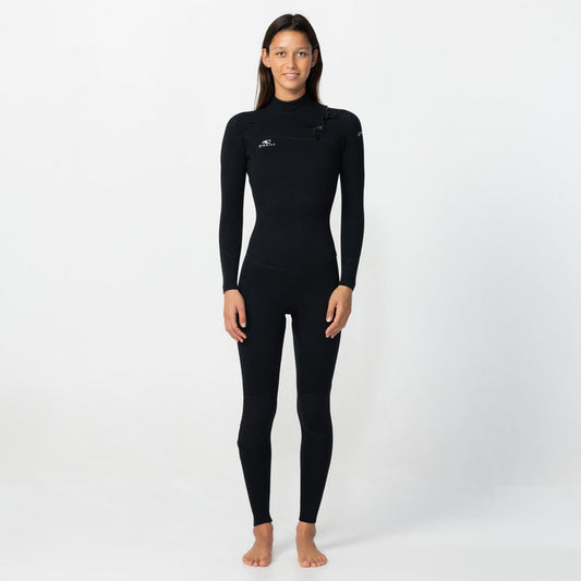 Women's Reactor GBS 4/3mm Steamer Chest Zip - Black
