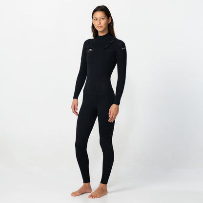 Women's Reactor GBS 4/3mm Steamer Chest Zip - Black