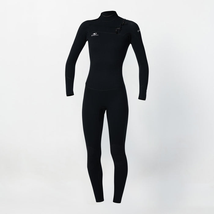 Women's Reactor GBS 4/3mm Steamer Chest Zip - Black