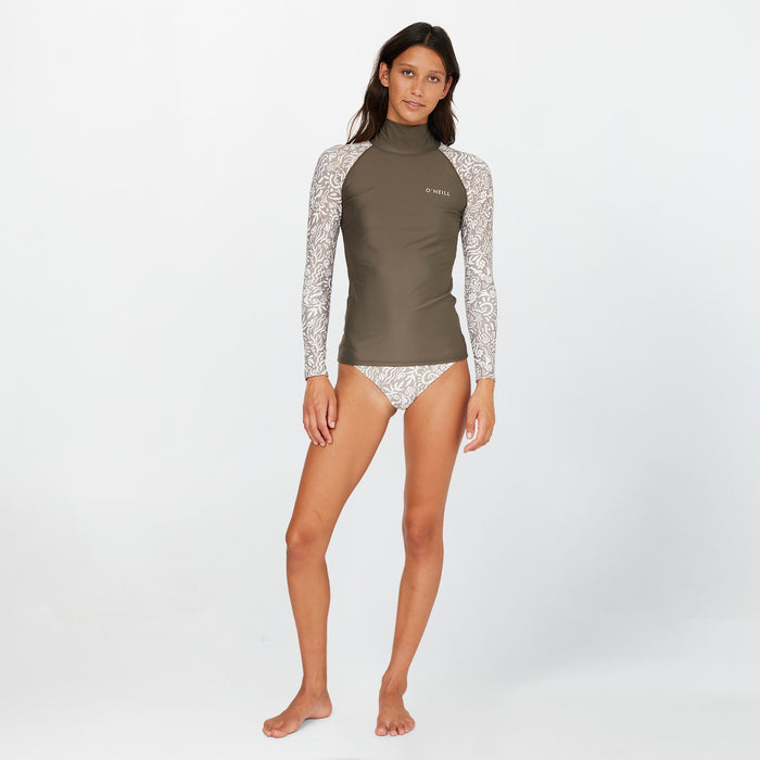 Women's Salina High Neck Rash Vest - Dune