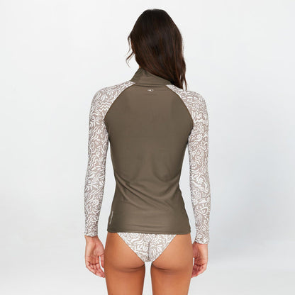 Women's Salina High Neck Rash Vest - Dune
