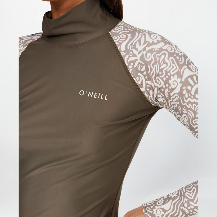 Women's Salina High Neck Rash Vest - Dune