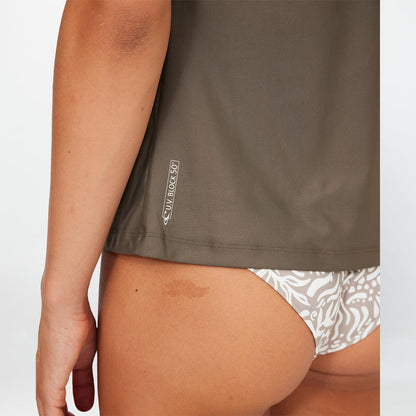 Women's Salina Short Sleeve Rash Vest Tee - Dune