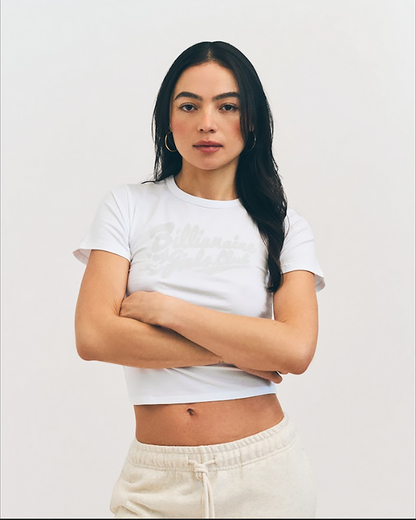 Womens Script Chaser Baby Tee
