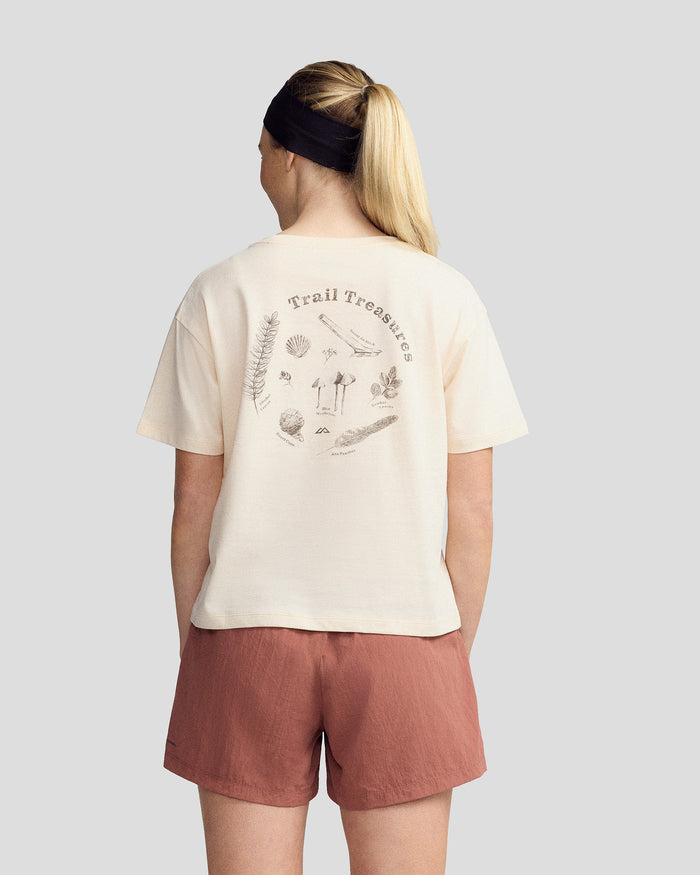 Women’s Trail Treasure Organic Cotton T-Shirt - Peachy
