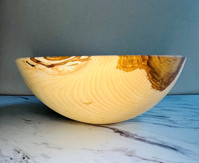 Wooden "Knotty But Nice" Round Bowl - Plain and Engraved